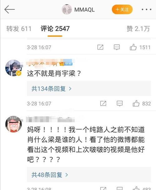 直播爆料肖宇梁事件视频,真相揭秘，网友热议